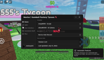 Gumball Factory Tycoon Script: Auto Farm and More! – Mobile Novice Gui