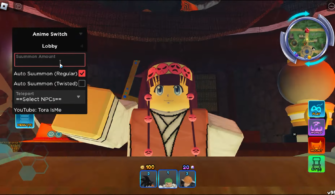 Anime Switch Script: Roblox Tora Is Me Gui