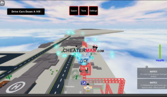 Drive Cars Down A Hill Script: Roblox ToraIsMe Gui