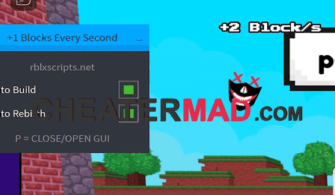 1 Blocks Every Second Rbx Hub Script: Auto Build, Auto Rebirth