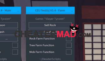 Slayer Tycoon Script: Dexter Hub Mobile Gui