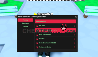 Climbing Simulator Script
