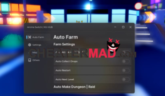 NS Hub Anime Switch Script – Auto Farm Gui