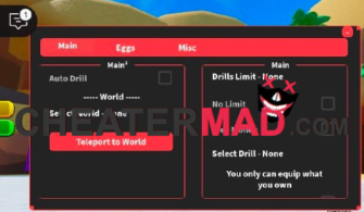 Random Hub Drill Digging Simulator Script