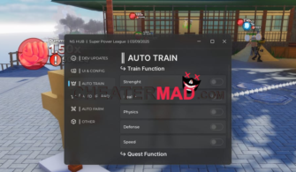 Super Power League Script – Auto Train, Auto Quests, Auto Farm