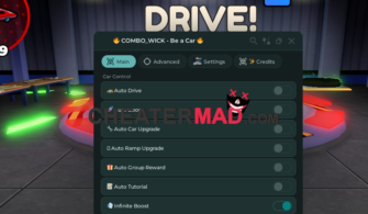 Be a Car Script – Auto Farm, Auto Boost Gui