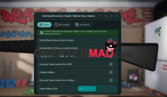 Weird Gun Game Script – Kill All, Esp, Aimbot