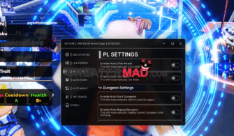 Anime Saga Script – Auto Farm, Auto Open Crates Gui