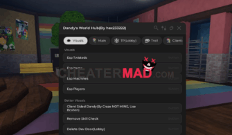 Hello Hub Dandy’s World Script – Esp, Teleports, Troll Features