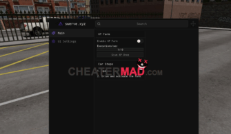 Project Swerve Script – Auto Farm Xp, Auto Farm