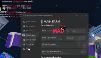 Anime Shadow 2 Script – AutoFarm trial, Auto Attack