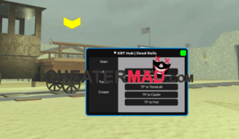 KRT Hub Dead Rails Script – Kill Aura, Teleport, Noclip Gui