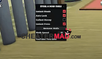 Steal A Dead Rails Script – Auto Lock, Auto Cash