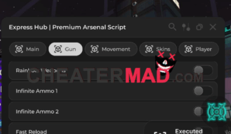 Roblox Arsenal Scripts and Hacks 2026 – Inf Ammo, Fast Reload, No Spread