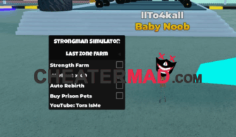 ToraIsMe Hub Strongman Simulator Script – Auto Farm, Auto Rebirth, Auto Train