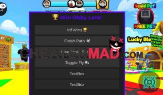 Win Obby Land Script – Inf Wins, Finish Path, Walkspeed