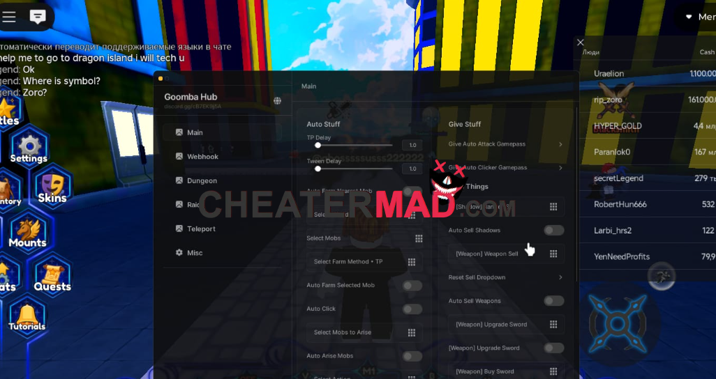 arise crossover scripts and hacks - auto farm, teleport, auto destroy gui 2025 5 arise crossover scripts and hacks