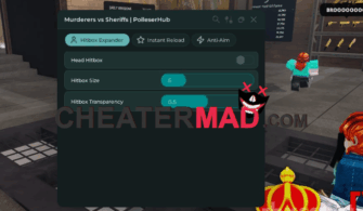 Murderers VS Sheriffs Scripts and Hacks – Anti Aim, Hitbox Expander