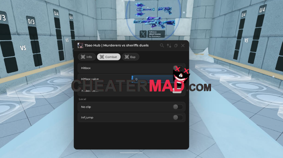 murderers vs sheriffs scripts and hacks - anti aim, hitbox expander 8 murderers vs sheriffs scripts and hacks