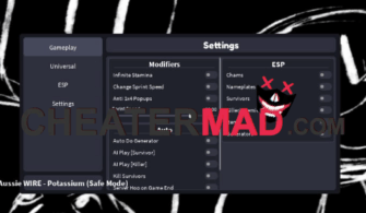 Forsaken Scripts and Hacks – Auto Generator, Esp, Modifiers Gui