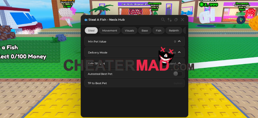 steal a fish scripts and hacks - auto steal, auto farm, auto lock, auto collect 6 steal a fish scripts and hacks