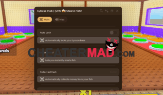 Cybese Hub Steal A Fish Script – Auto Steal, Instant Auto Lock, Steal All
