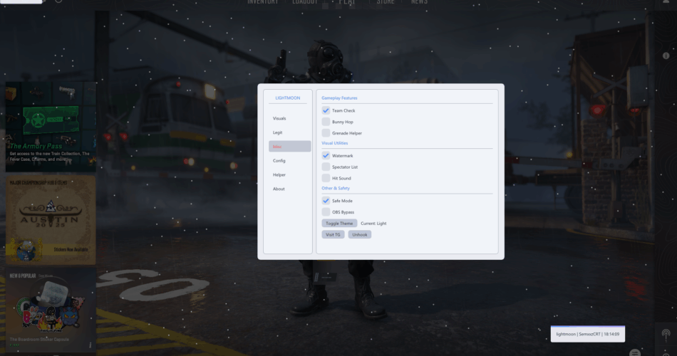 Lightmoon V2 Counter Strike 2 Cheat