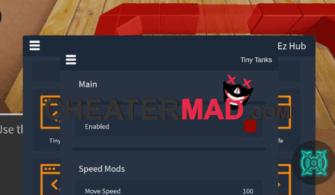 EZ Hub Tiny Tanks Script – Fire Mods, Speed