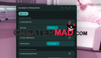 Handball 2 Script – Player Features Gui