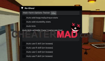 ZXS Hub Ro-Ghoul Script – Auto Farm, Auto Skill Gui