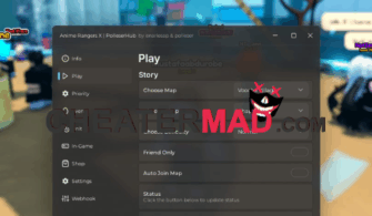 Polleser Hub Anime Rangers X Script: Auto Play, Auto Buy, Player Features