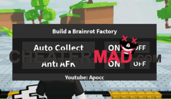 Build a Brainrot Factory Script – Auto Collect, Anti Afk Gui