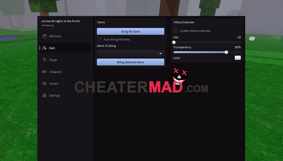 99 nights in the forest scripts and hacks - roblox auto farm, kill aura, aura distance 4 99 nights in the forest scripts and hacks