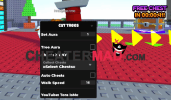 Cut Trees Script – Cut Aura, Collect All Chests, X-Ray Gui