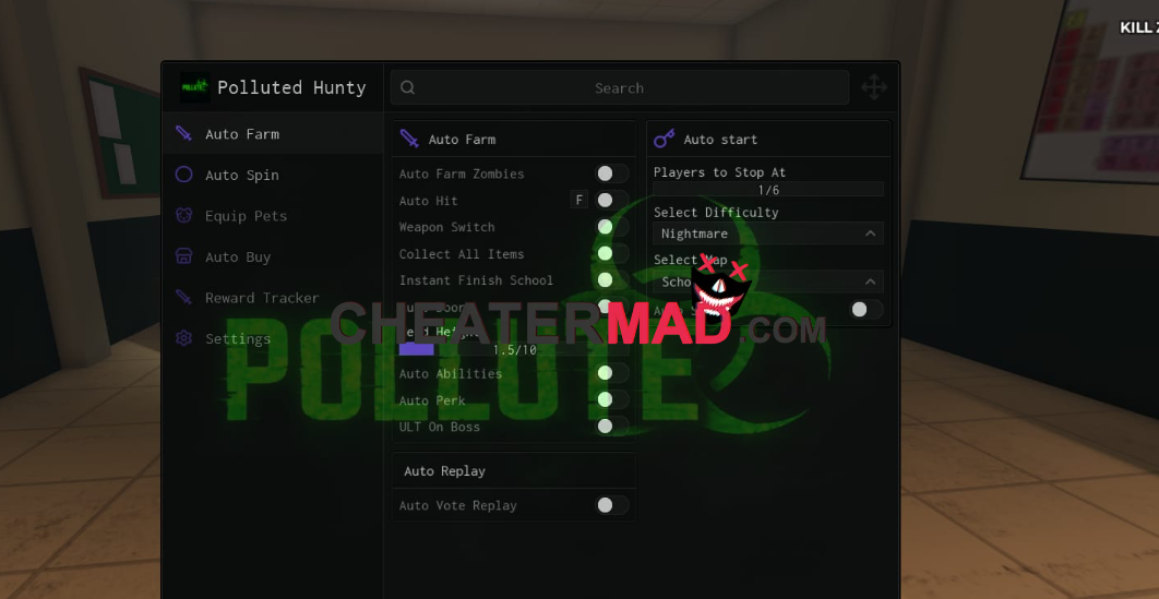hunty zombie scripts - auto attack, auto skills, auto mobs hacks 3 hunty zombie scripts