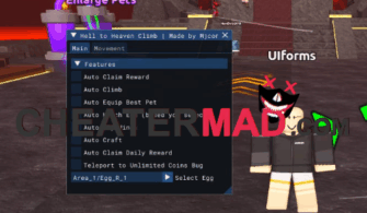 Hell to Heaven Climb Script – Auto Farm, Auto Craft, Auto Collect