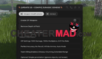 Jurassic Genesis Script – Aimbot, Auto Farm Gui