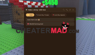 Make a Army Script – Inf Money, Auto Buy Troops, Auto Buy Spells Gui