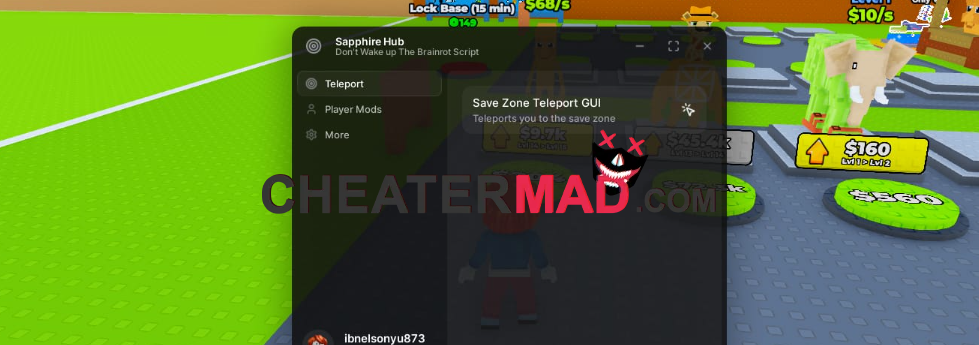 don't wake the brainrots scripts and hacks - auto steal, auto mythic, auto collect cash gui 5 don't wake the brainrots scripts and hacks