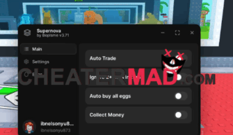 Supernova Hub Trade a Brainrot Script – Auto Trade, Auto Buy All Eggs, Auto Collect Money