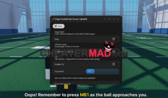 Flag Football Script – Enable Fly, Enable Infinite Jump