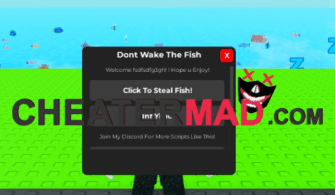 Don’t Wake the Fish Script – Auto Steal Fish, Infinite Yield Gui