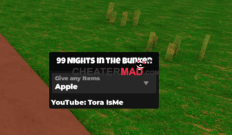 99 Nights in the Bunker Script – Give Any Items Gui