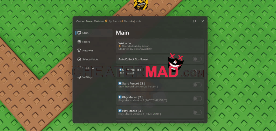 Garden Tower Defense Script