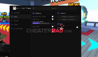 Wic1k Hub Cut Tree Script: Aura, Auto Farm Chest, Auto Pickup Chest