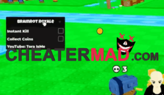 Brainrot Royale Script: Instant kill & Auto Collect Coins Gui 2025