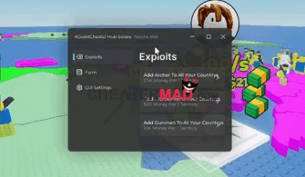Noobs War Script: Auto Collect Money FAST, Auto Collect Money Normal Gui