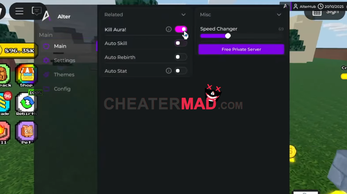 slasher blade loot script - kill aura, auto rebirth, auto stats & more! 2 slasher blade loot script