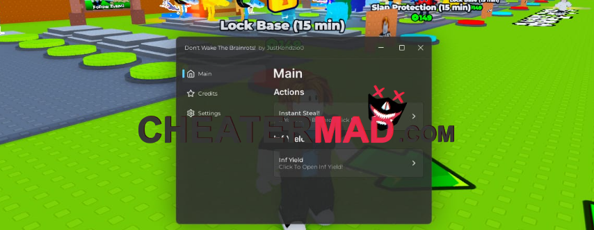 don't wake the brainrots scripts and hacks - auto steal, auto mythic, auto collect cash gui 1 don't wake the brainrots scripts and hacks