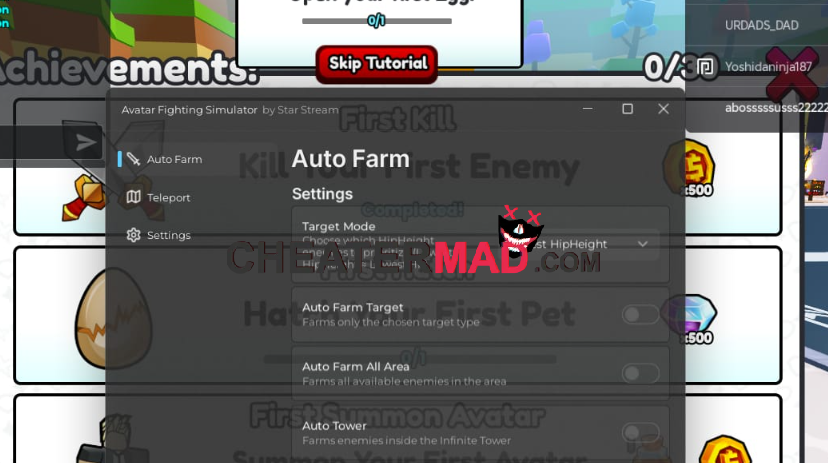 Star Hub Avatar Fighting Simulator Script